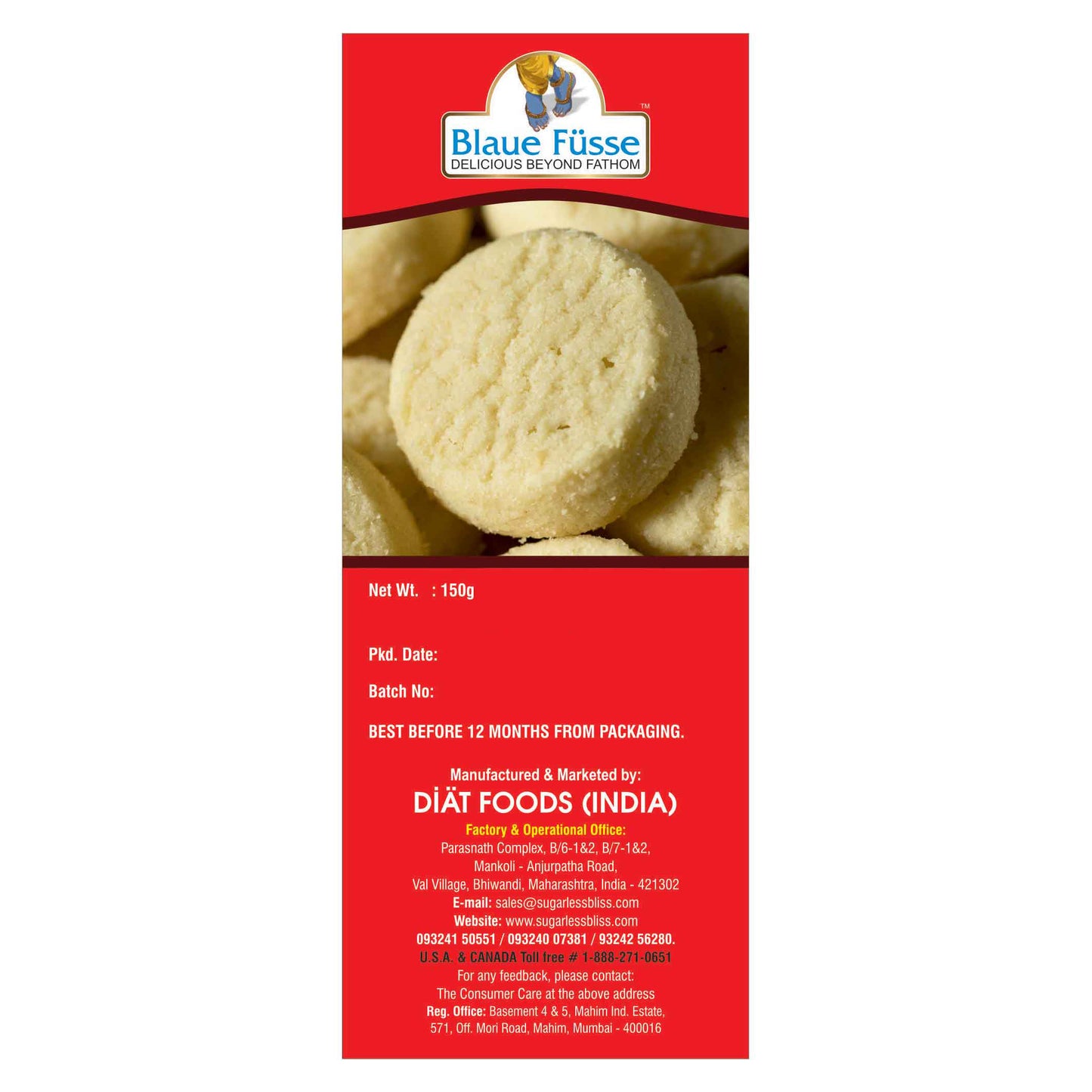 Sugar Shortbread Pure Cow Butter