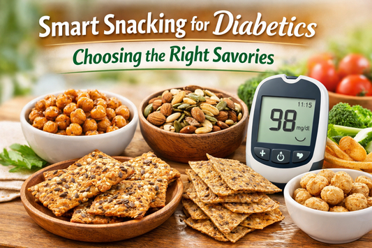 Smart Snacking for Diabetics: Choosing Healthy Savories Wisely!