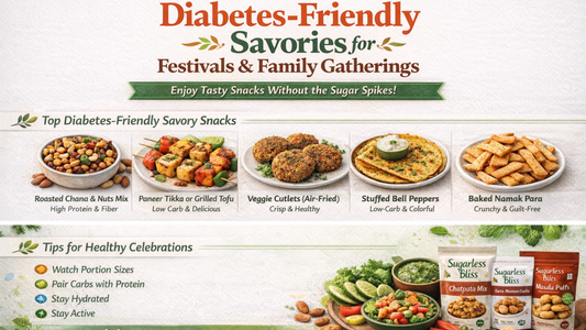 Diabetes Friendly Savories for Festivals & Family Gatherings | Sugarless Bliss