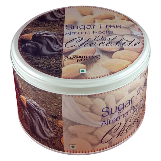 Sugar Free Almond Rock Dark Chocolate-250gm