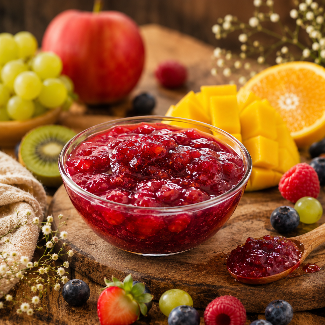 Sugar Free Mixed Fruit & Pineapple Jam Combo | Sugarless Bliss