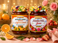 Sugar Free Orange & Strawberry Jam Combo | Sugarless Bliss