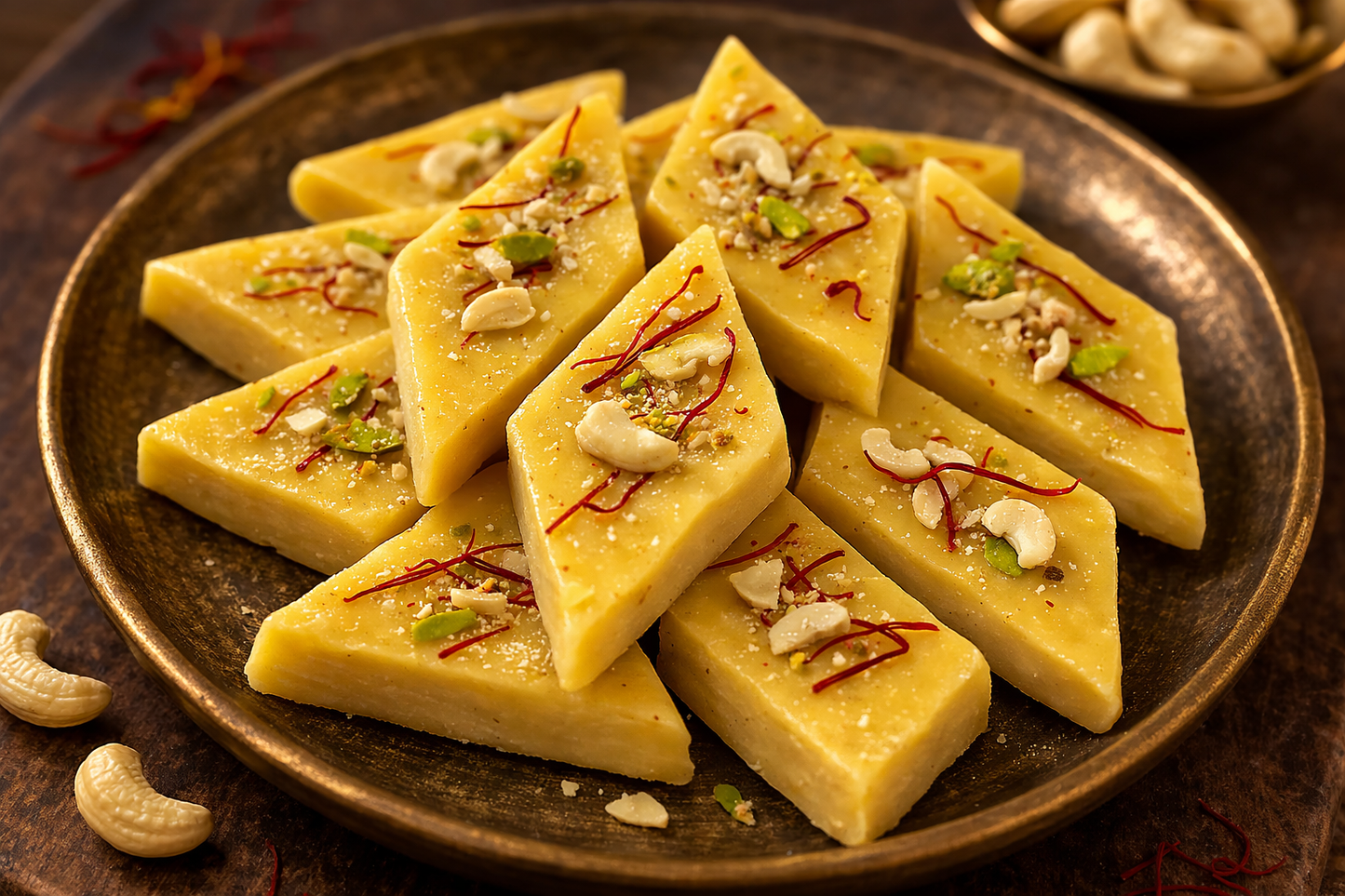 Exquisite Sugar Free Kesar Peda (500g) – Authentic Indian Mithai, Crafted for a Guilt Free Indulgence!