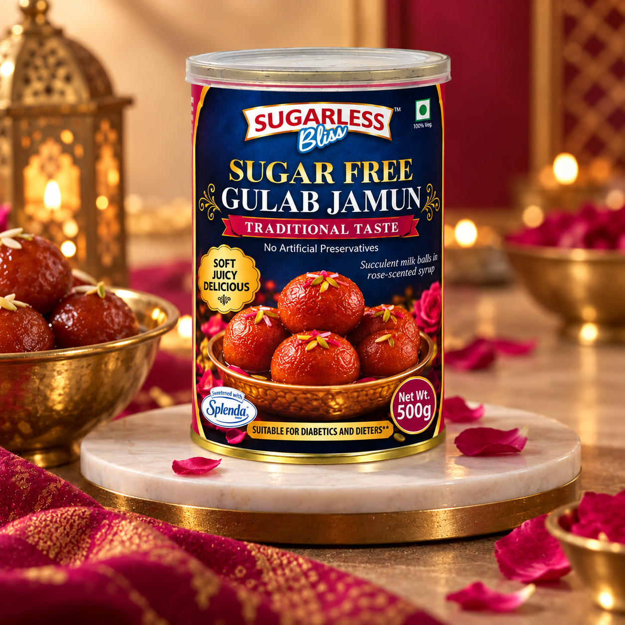 Sugar Free Gulab Jamun & Rossogulla