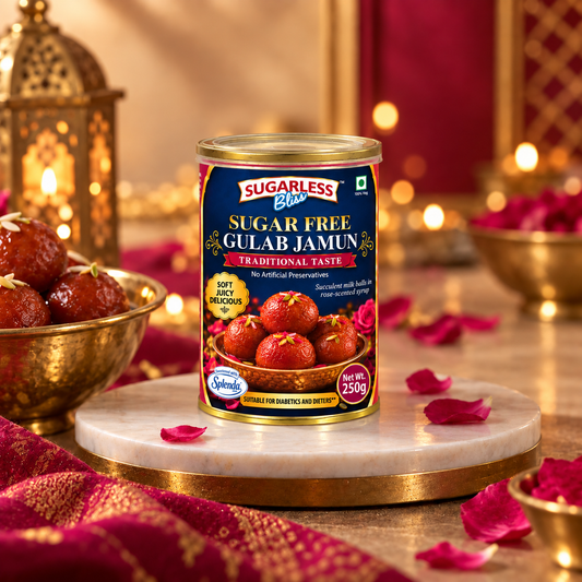 Sugar Free Gulab Jamun Balls Combo Pack (250g x 2) | Sugarless Bliss