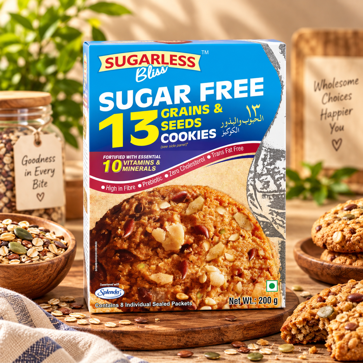 Sugar Free Multigrain Cookies