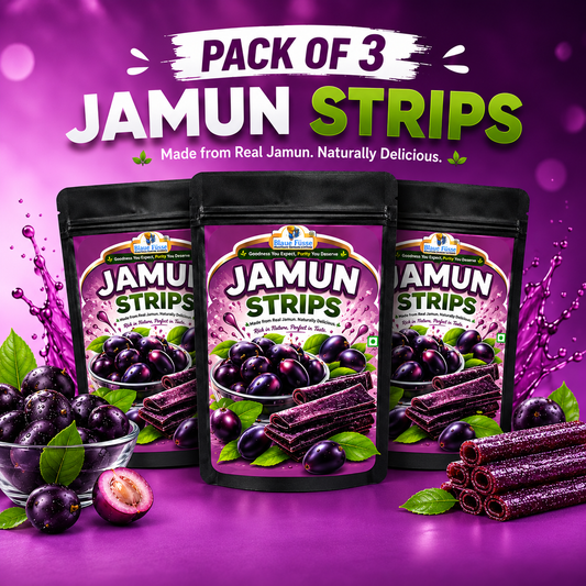 Sugar Free Jamun Strips - 100% Natural and Diabetes Friendly - Pack of 3 | Sugarless Bliss