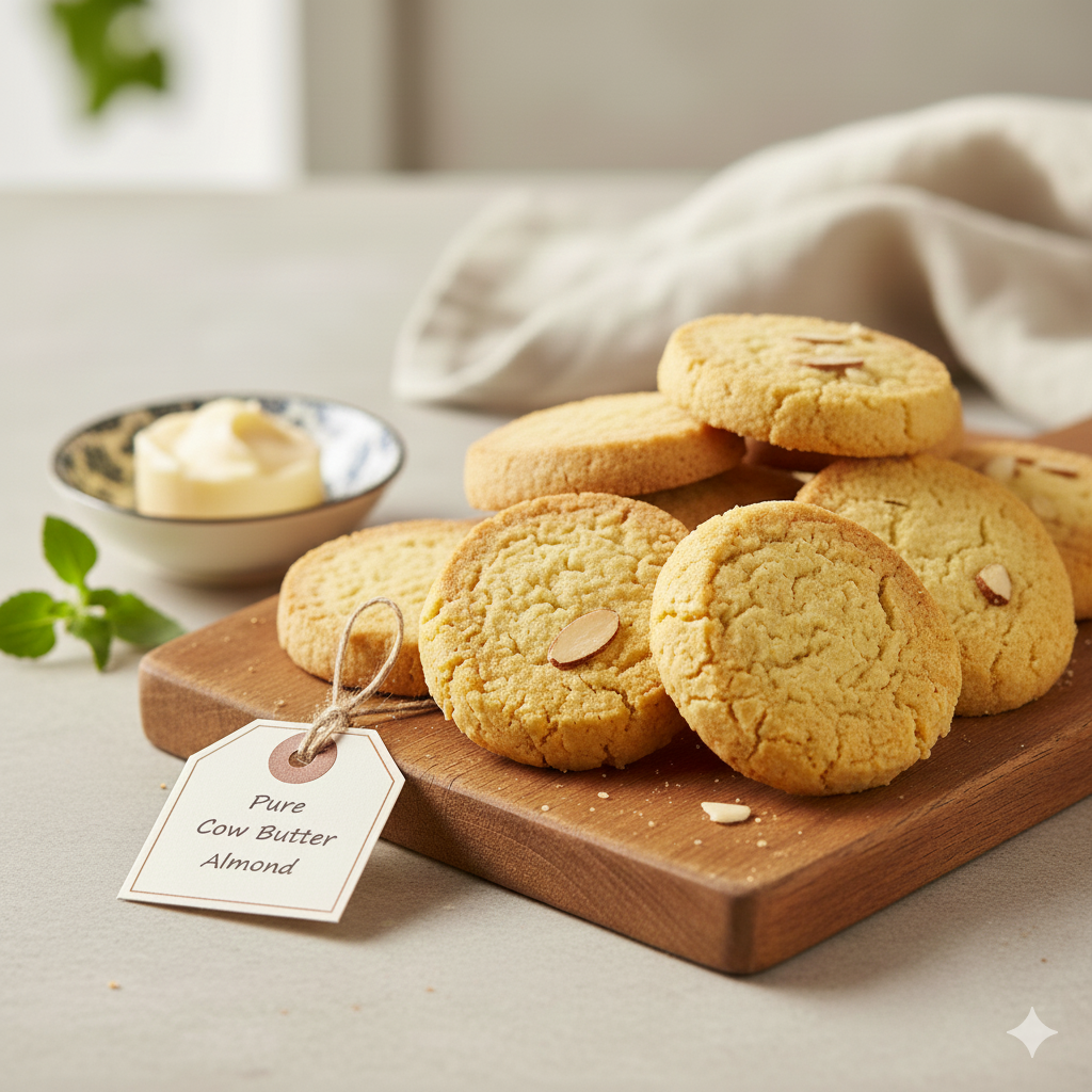 Pure Butter Shortbread Duo – Classic & Almond