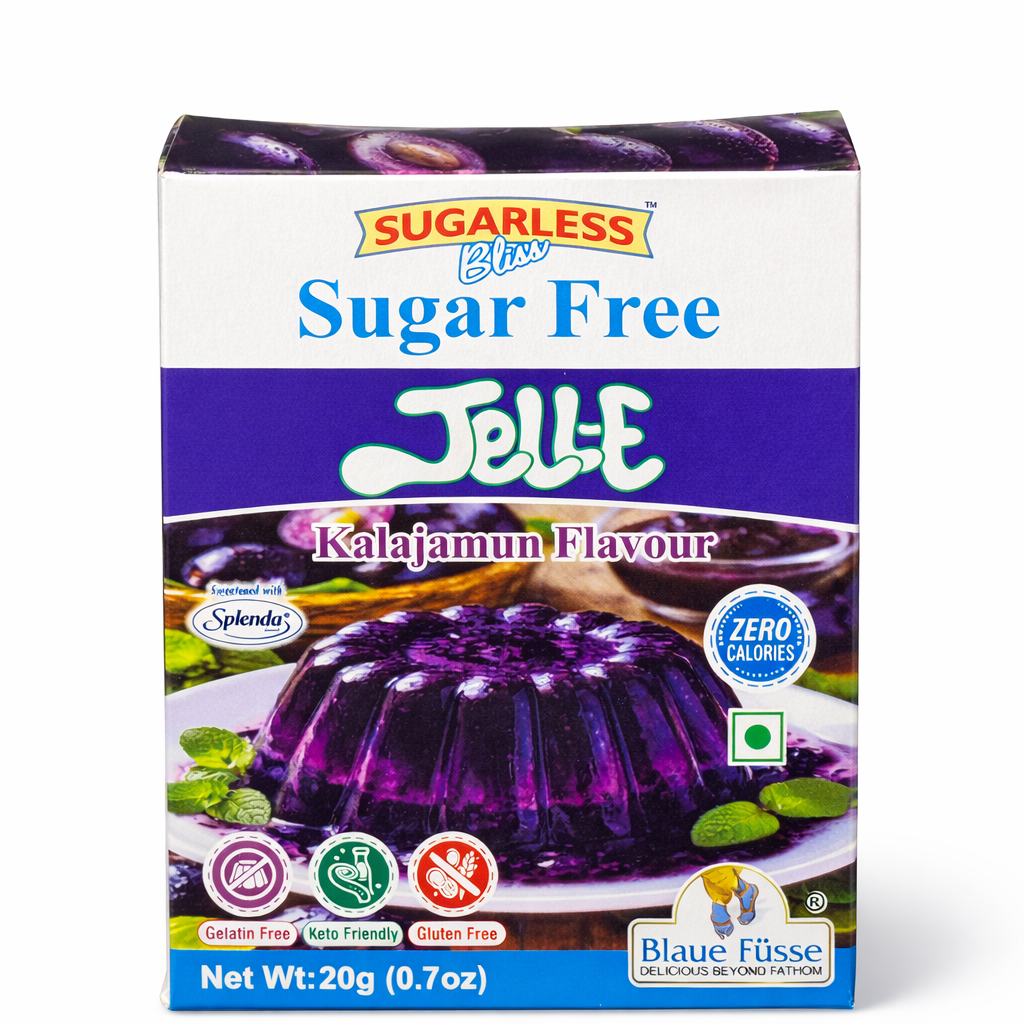 Sugarless Bliss Sugar Free Jelly Mix Kala Jamun Flavour | Zero Calories | Keto & Gluten Free | 20g