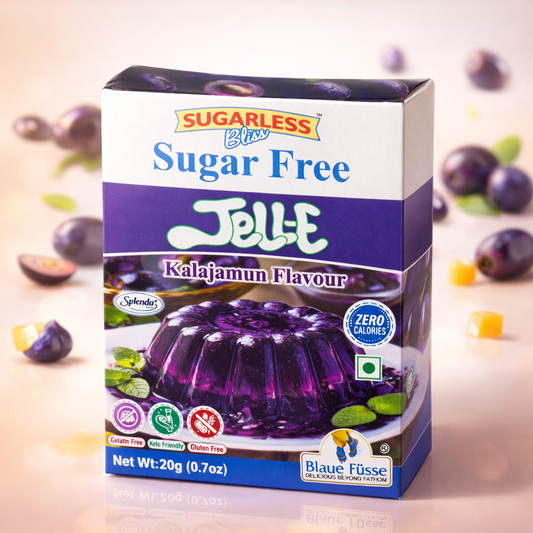Sugarless Bliss Sugar Free Jelly Mix Kala Jamun Flavour | Zero Calories | Keto & Gluten Free | 20g