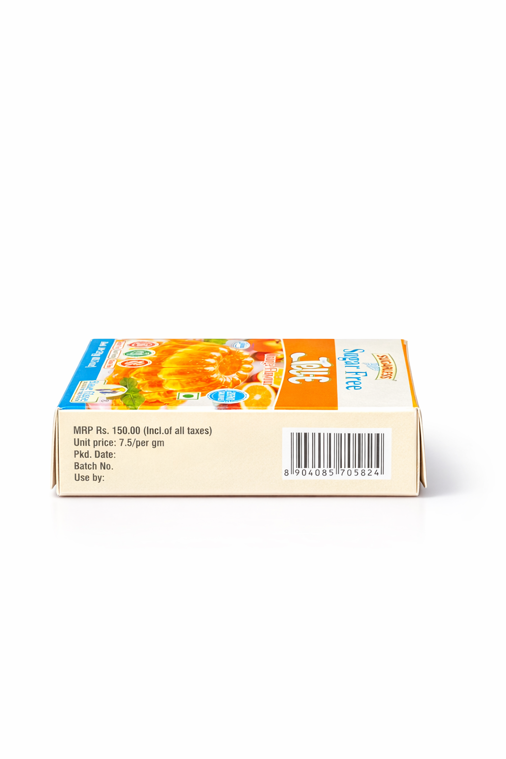 Sugarless Bliss Sugar Free Jelly Mix Orange Flavour | Zero Calories | Keto & Gluten Free | 20g