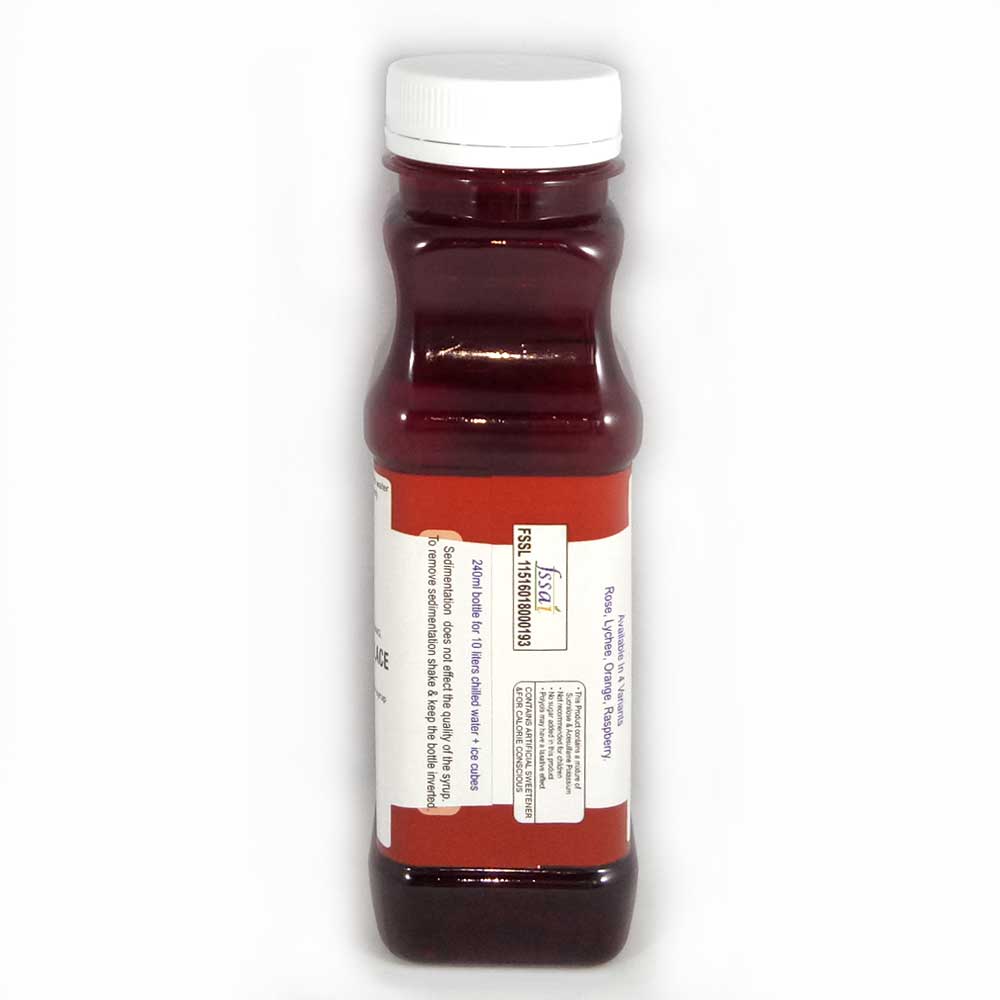 Sugar-Free Rose & Raspberry Sharbat (Syrup) – 300g x 2  | Diabetic-Friendly | No Added Sugar | Summer Refreshing Drink