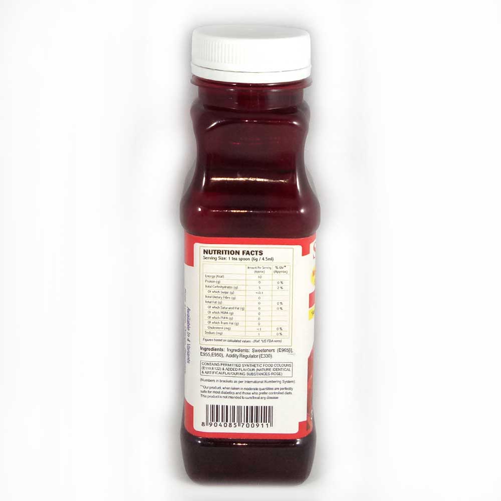 Sugar-Free Rose & Raspberry Sharbat (Syrup) – 300g x 2  | Diabetic-Friendly | No Added Sugar | Summer Refreshing Drink