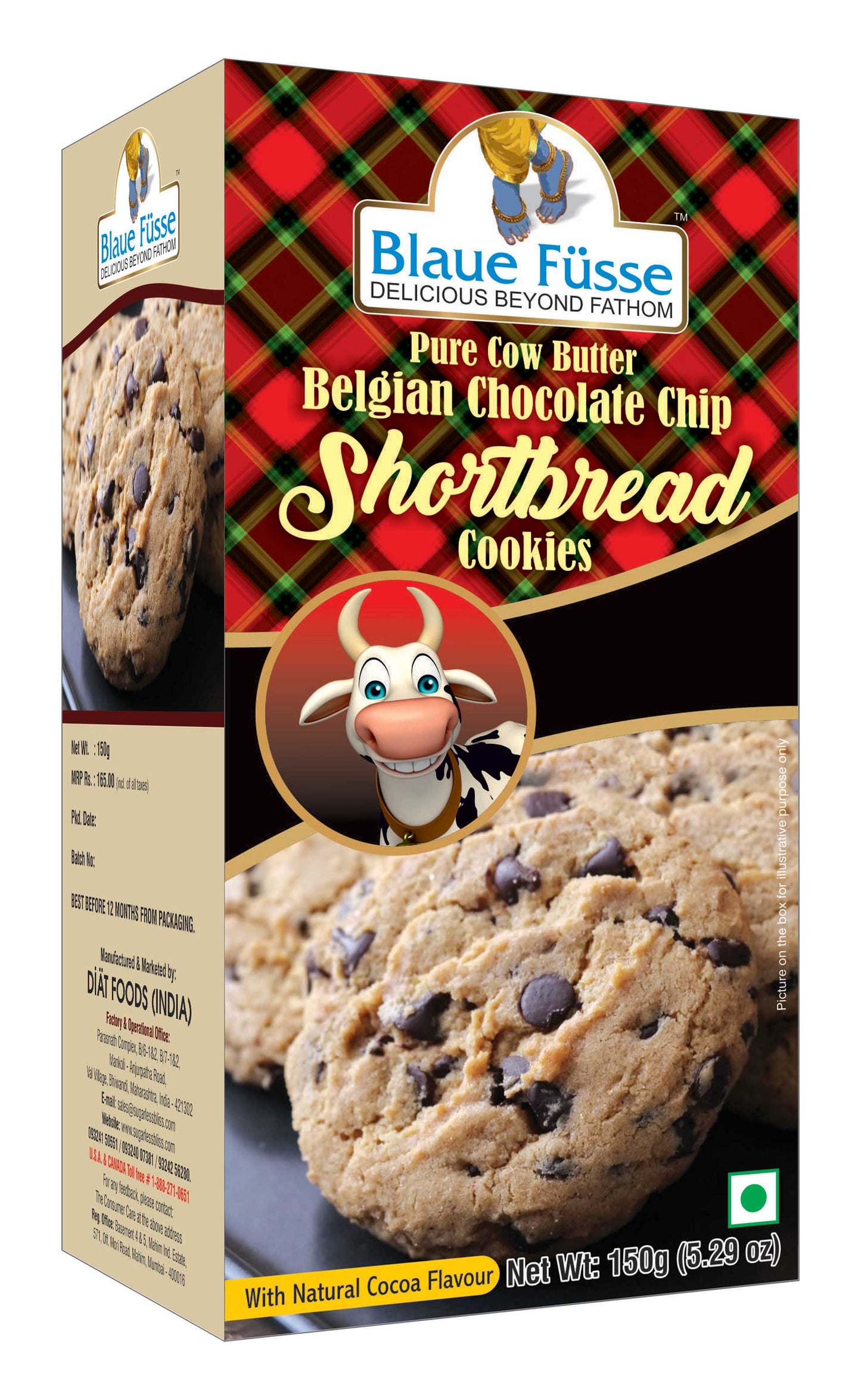 Pure Butter Shortbread Duo – Belgian Choco Chip & Ginger