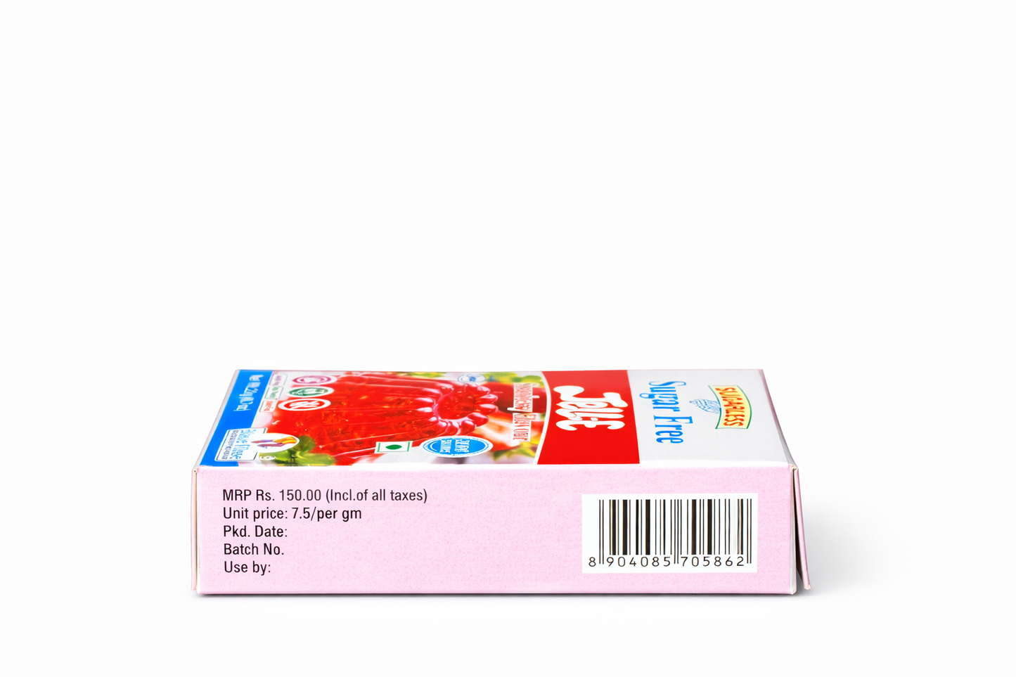 Sugarless Bliss Sugar Free Jelly Mix Strawberry Flavour | Zero Calories | Keto & Gluten Free | 20g