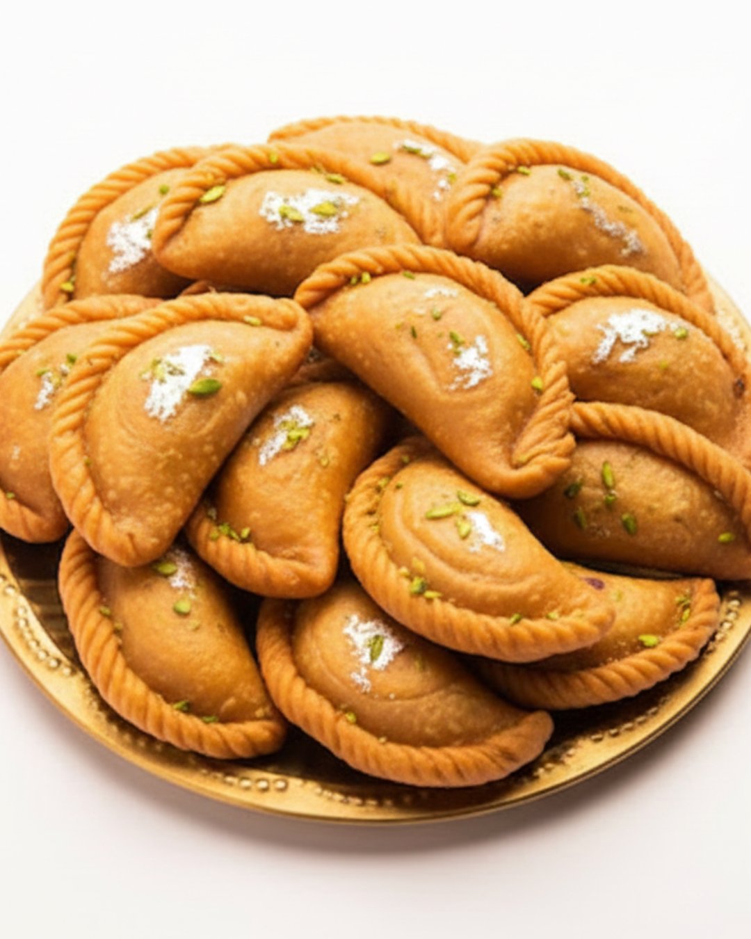 Sugar Free Gujiya (500g) sweetened with Splenda, made in pure ghee | Sugarless Bliss