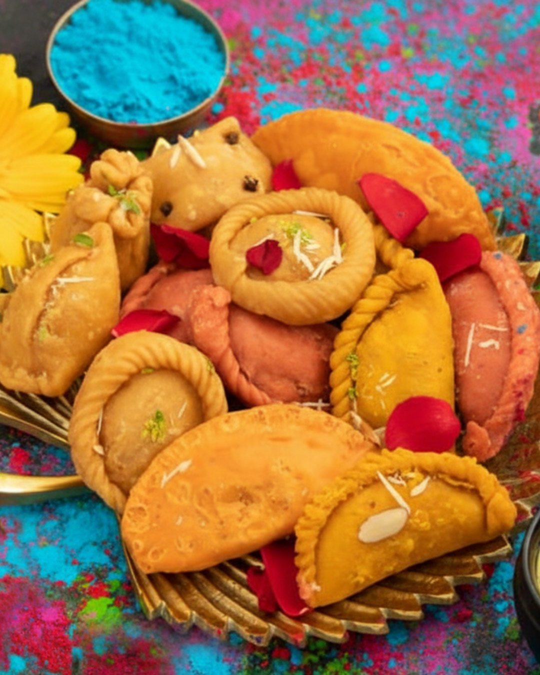 Sugar Free Gujiya (500g) sweetened with Splenda, made in pure ghee | Sugarless Bliss