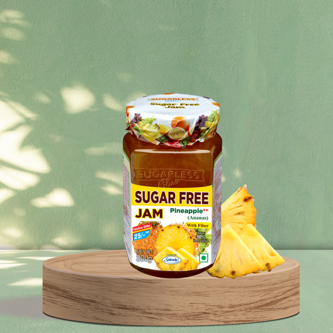 Sugar-Free Pineapple Jam | Diabetic-Friendly & High in Fiber