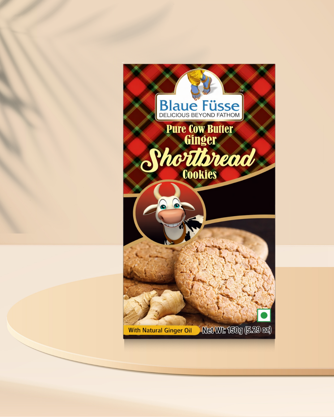 Sugar Shortbread Pure Cow Butter Ginger