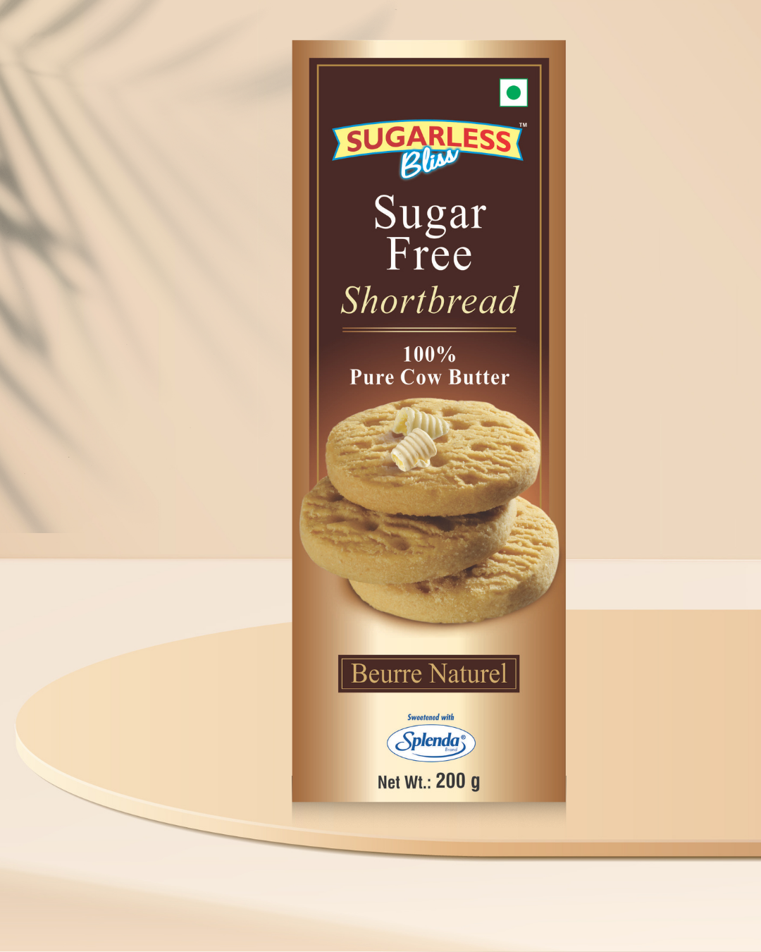 Sugar-Free Shortbread | 100% Cow Butter Cookies