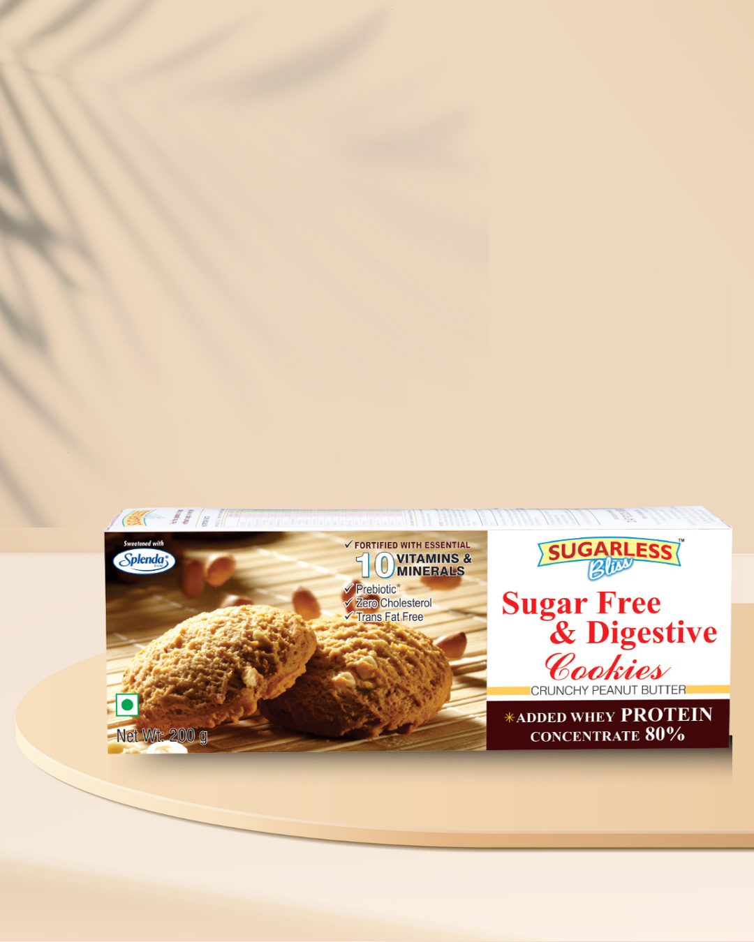 Sugar-Free & Digestive-Peanut Butter-200g| Sweetened with Splenda
