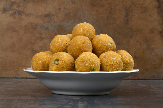 Sugar Free Besan Laddoo (500g) | Sweetened with Splenda | Sugarless Bliss
