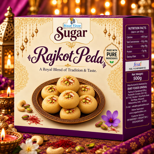 Sugar Rajkot Peda Traditional Indian Sweet (ALSO AVAILABLE IN SUGAR-FREE)| Sugarless Bliss