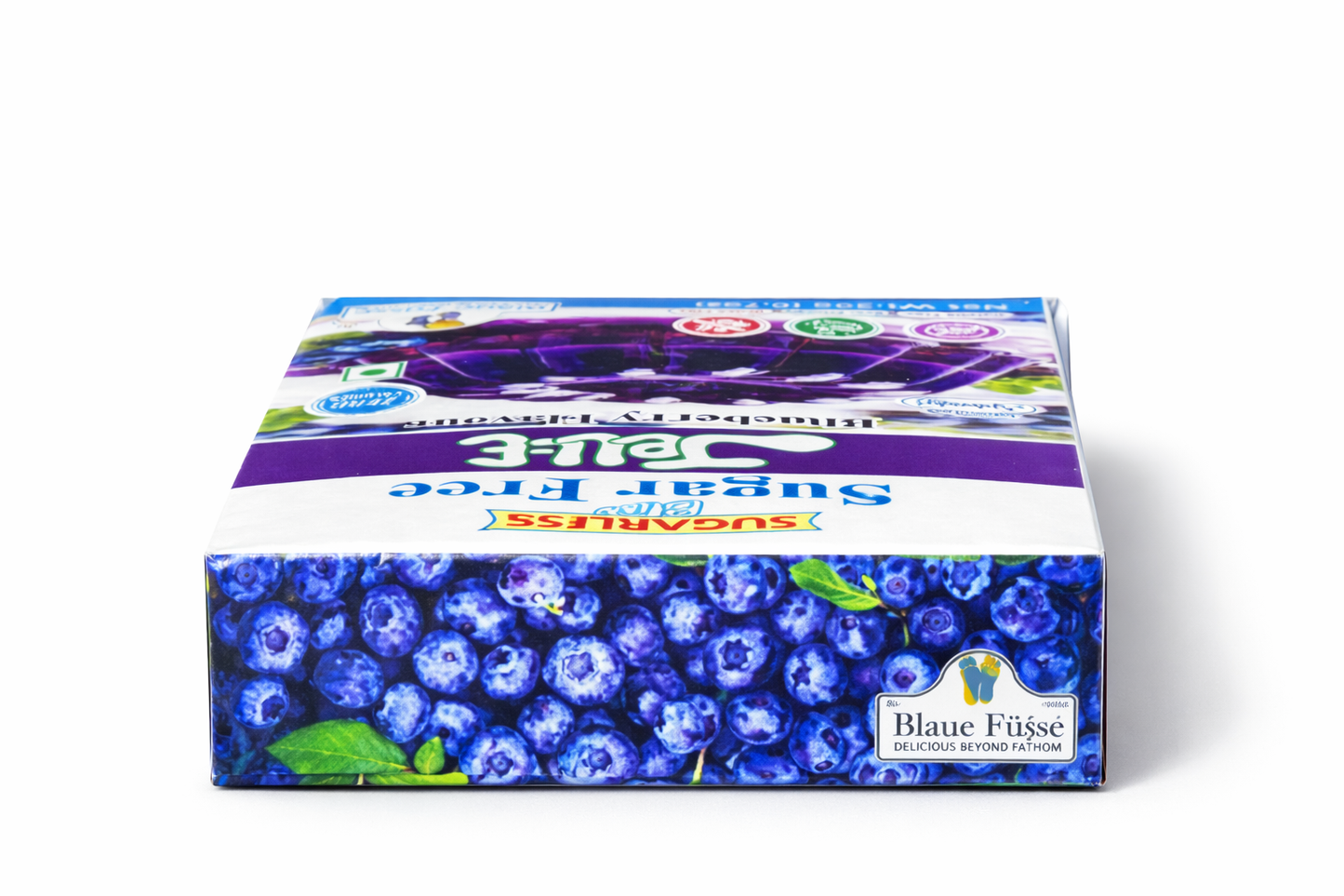 Sugarless Bliss Sugar Free Jelly Mix | Blueberry Flavour | Zero Calories | Keto & Gluten Free | 20g