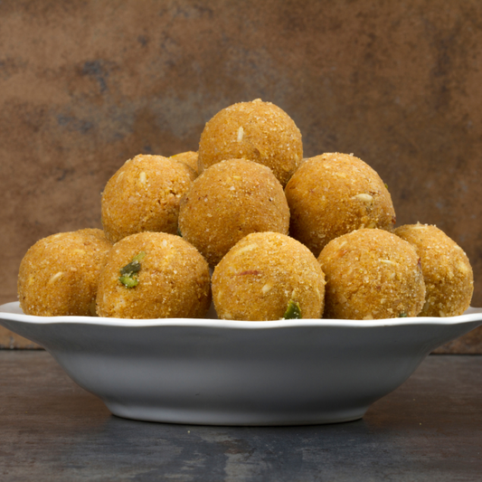Sugar Free Besan Laddoo (500g) | Sweetened with Splenda | Sugarless Bliss