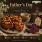Father's Day Nut & Fruit Global Cake & Jamun Dark Chocolate Delight Combo | Sugarless Bliss
