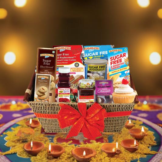 "Sugarless Bliss Diwali Delights Hampers"