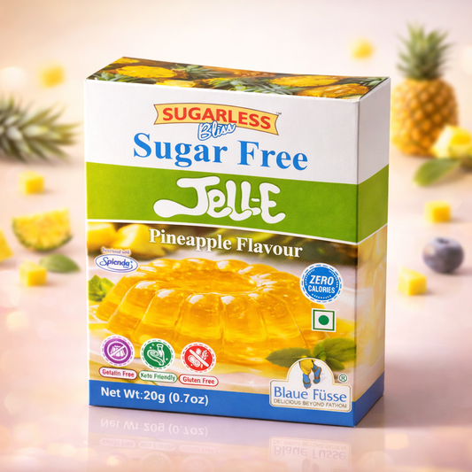 Sugarless Bliss Sugar Free Jelly Mix Pineapple Flavour | Zero Calories | Keto & Gluten Free | 20g