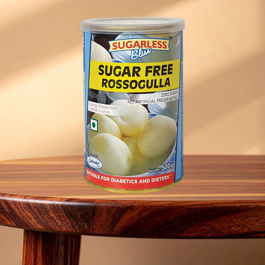 Sugar-Free Rossogulla |Splenda-Sweetened | Classic Taste, No Sugar-500g