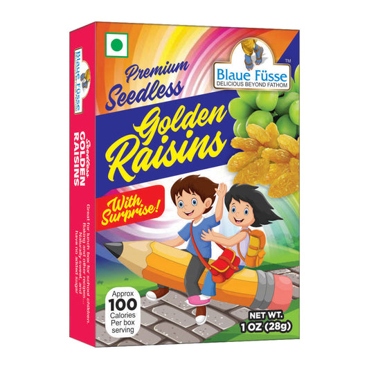 Premium Golden Raisins (Seedless) 40% Discount - 40 Individual American Packets