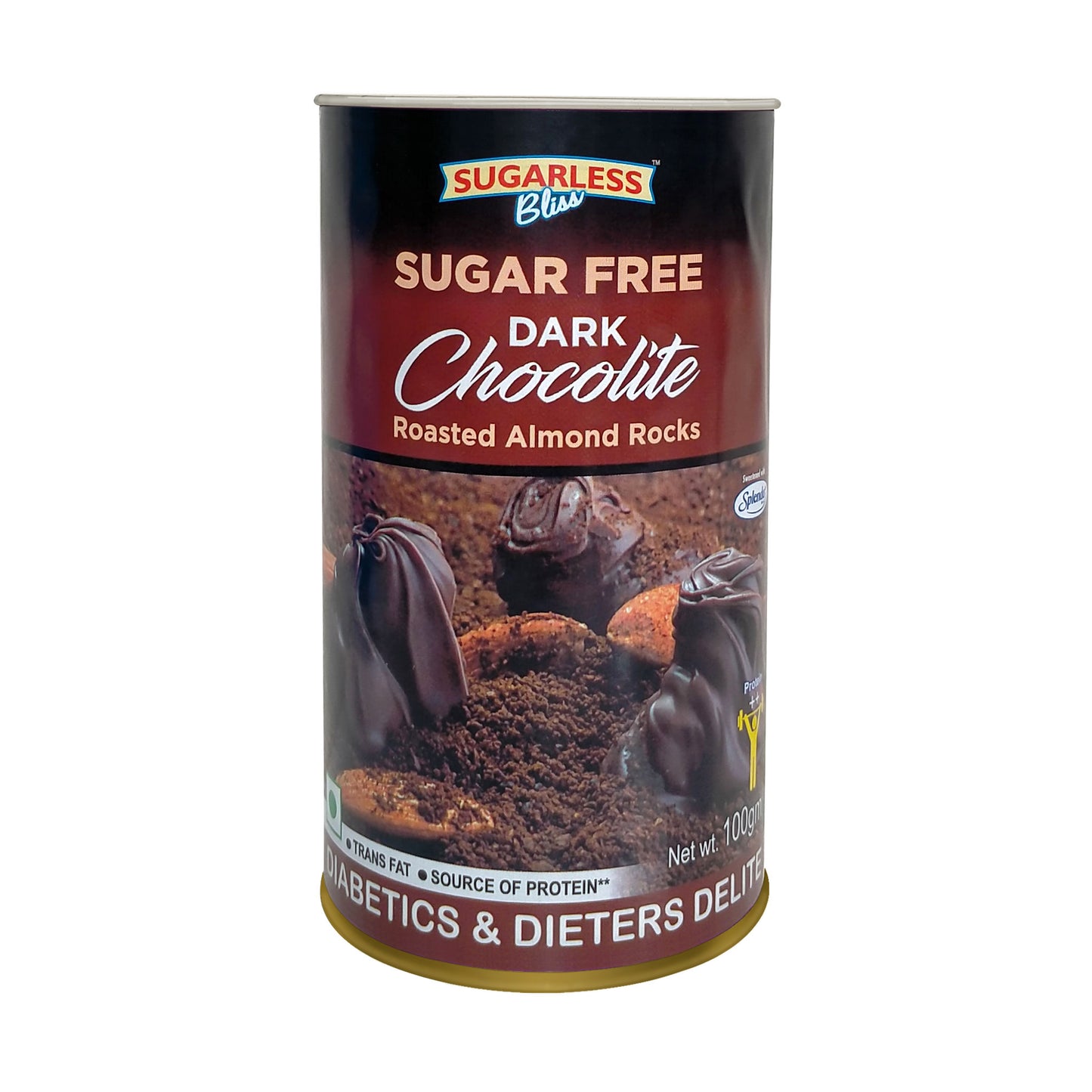 Sugar Free Dark Chocolate - Roasted Almond