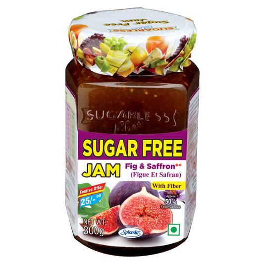 Sugar Free Fig & Saffron Jam with Fiber