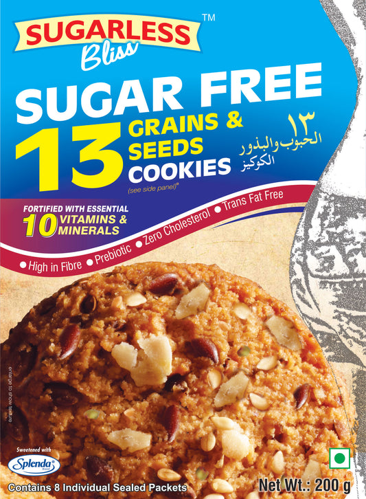 Sugar Free 13 Grain & Seeds Cookies